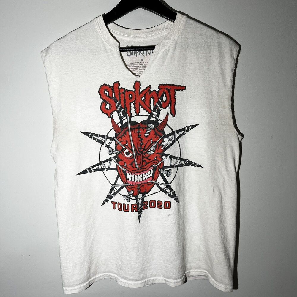 Slipknot Dual Sided Graphic Mens Size M Shirt: Numetal Band Metal Grunge Tour